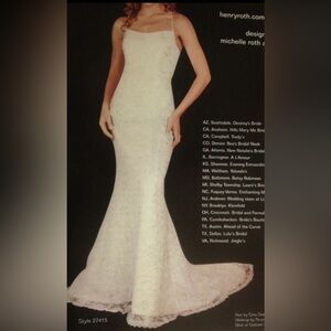 Henry Roth New York Wedding Dress Size 8
